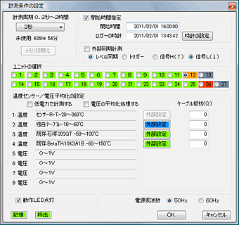 ユニットの種類を色の違いで表示